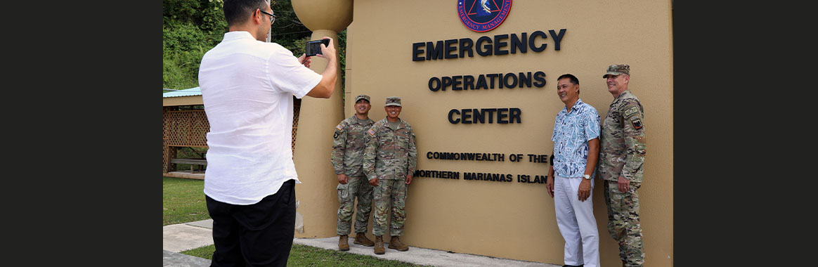 Raines Visits Saipan, Focuses on Troop Support, Readiness